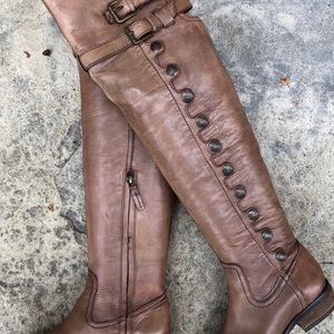 Sam Edelman “Pierce” OTK Riding Boot in Whiskey